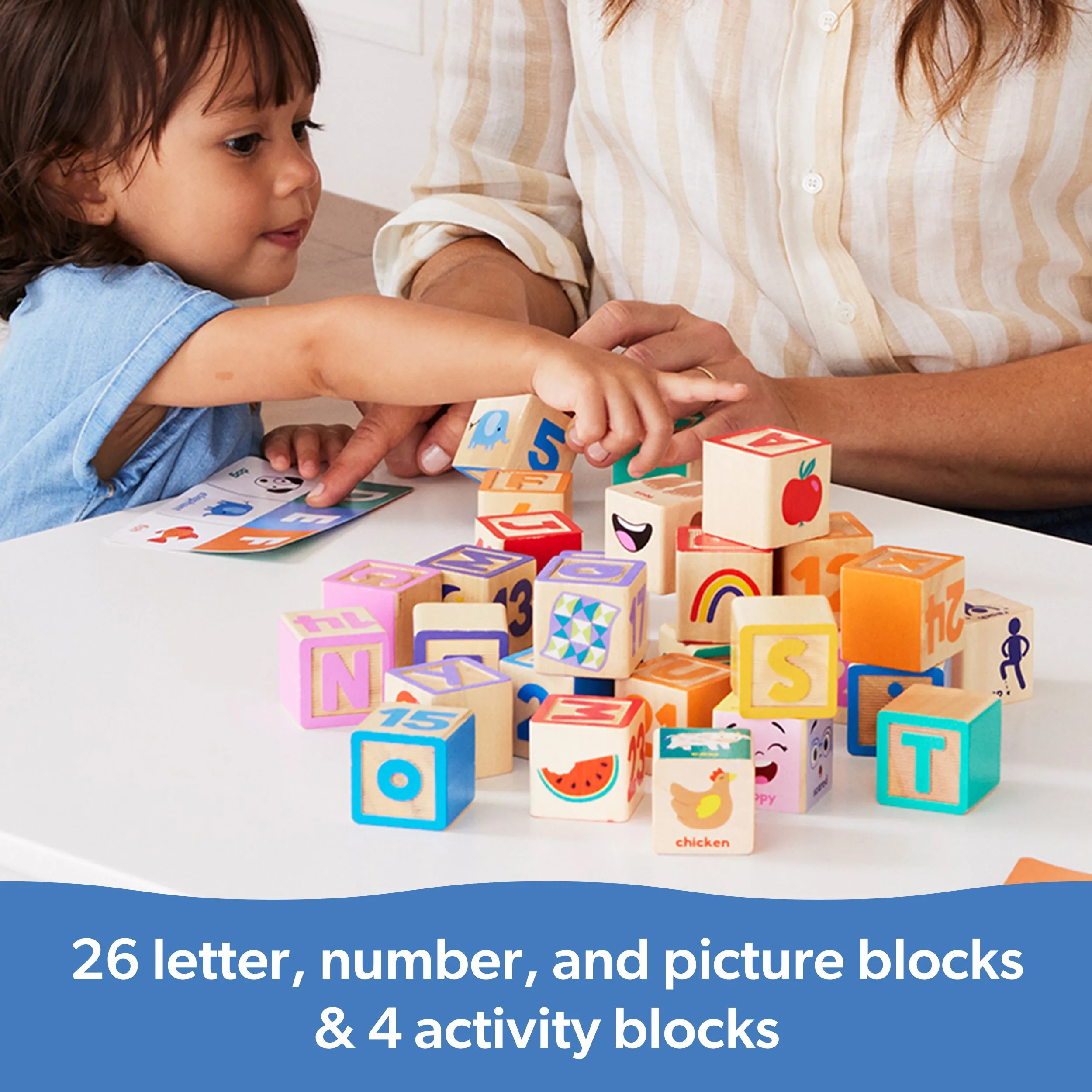 *NEW* Melissa & Doug Ms. Rachel Blocks   Activity Cards