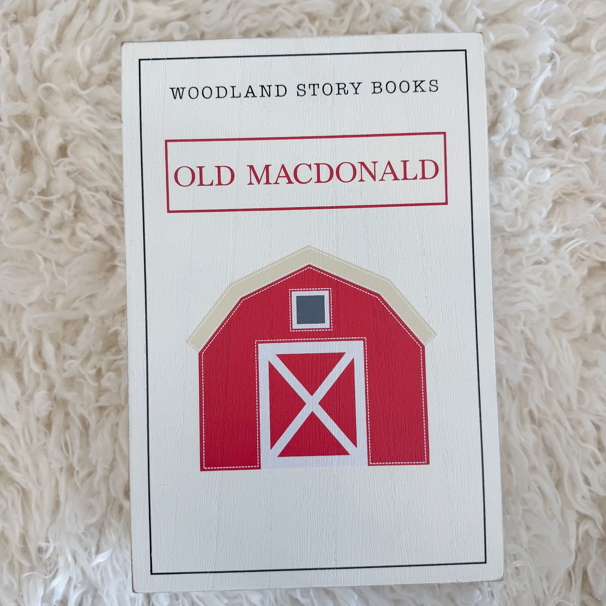 Old McDonald Wood Storybook