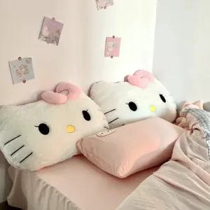 Pink Kitty Head Pillow 31inch