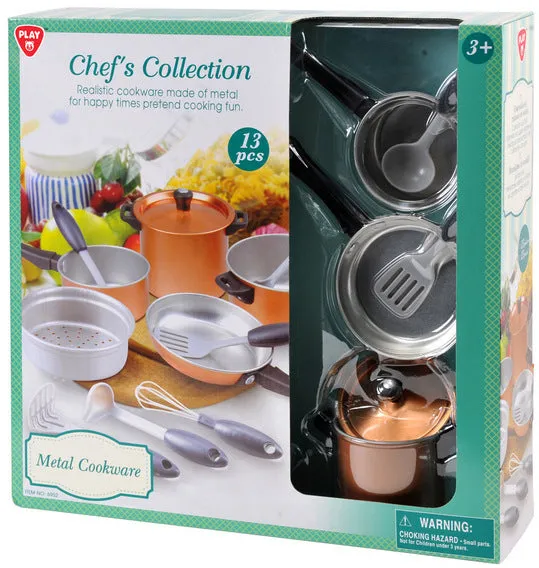 Playgo Toys Ent. Ltd. Chef's Collection Metal Cookware