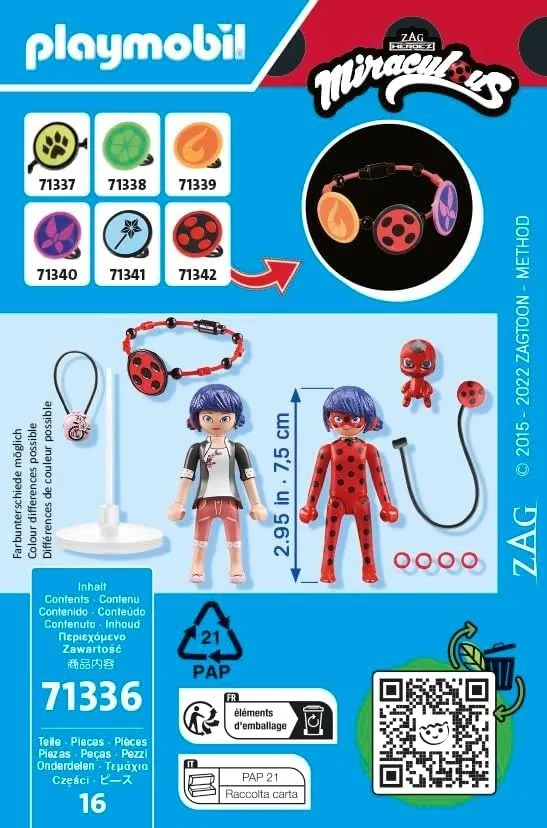 Playmobil - Miraculous: Marinette & Ladybug