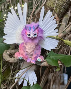 Purple harpy cat