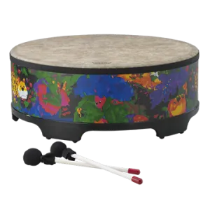 Remo Kids Percussion® Gathering Drum, 16" Fabric Rain Forest