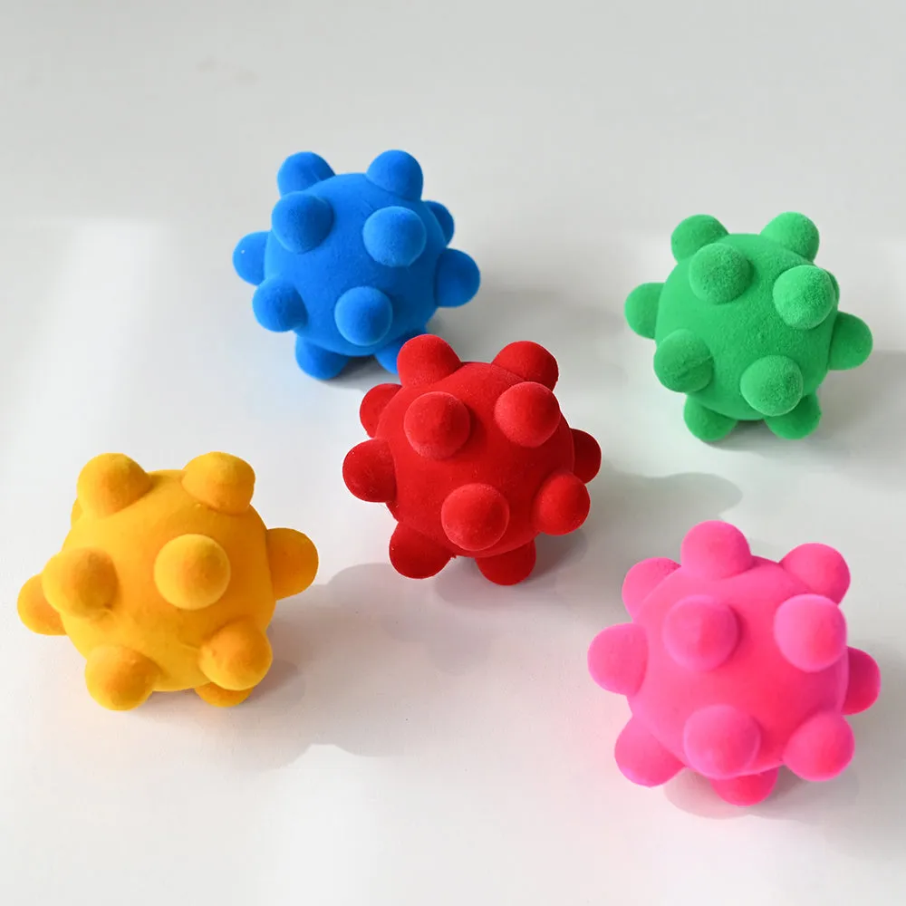 Rubbabu&reg; Rainbow Fidget Stress Balls- 5 PC