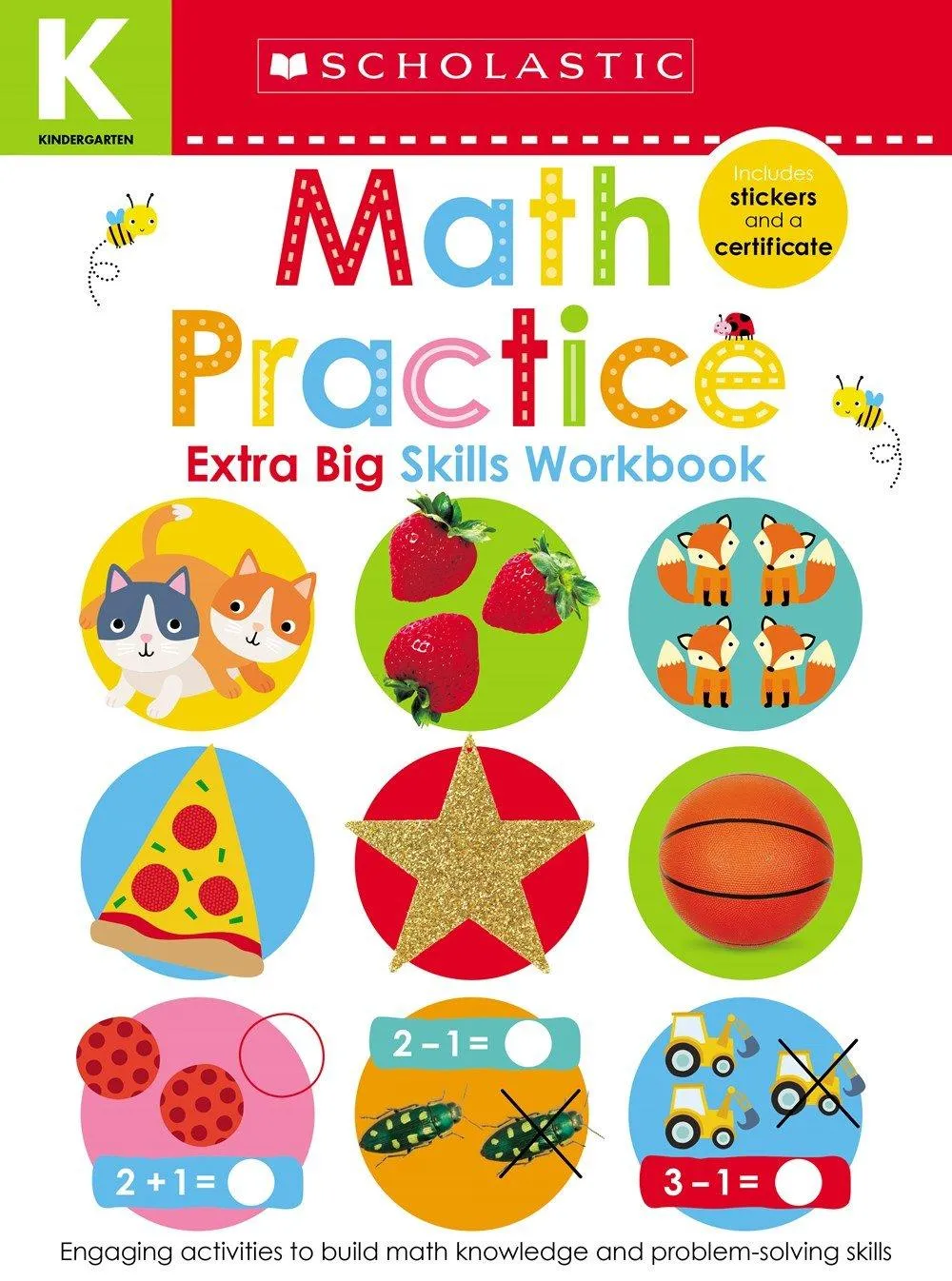 Scholastic Early Learners-Extra Big Skills Workbook - Math Practice Kindergarten Workbook