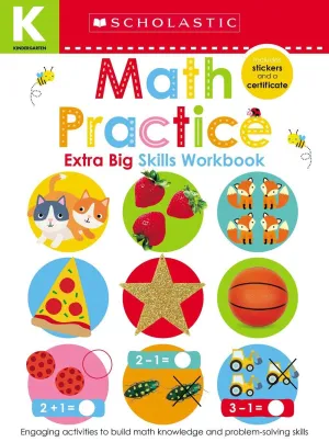 Scholastic Early Learners-Extra Big Skills Workbook - Math Practice Kindergarten Workbook