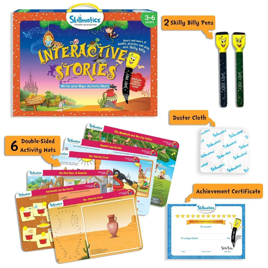Skillmatics Interactive Stories - Reflective Thinking and Good Habits (3-6)