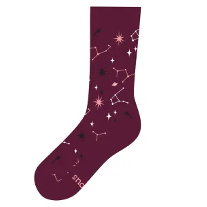 Socks that Support Space Exploration (Maroon Constellations) - Small