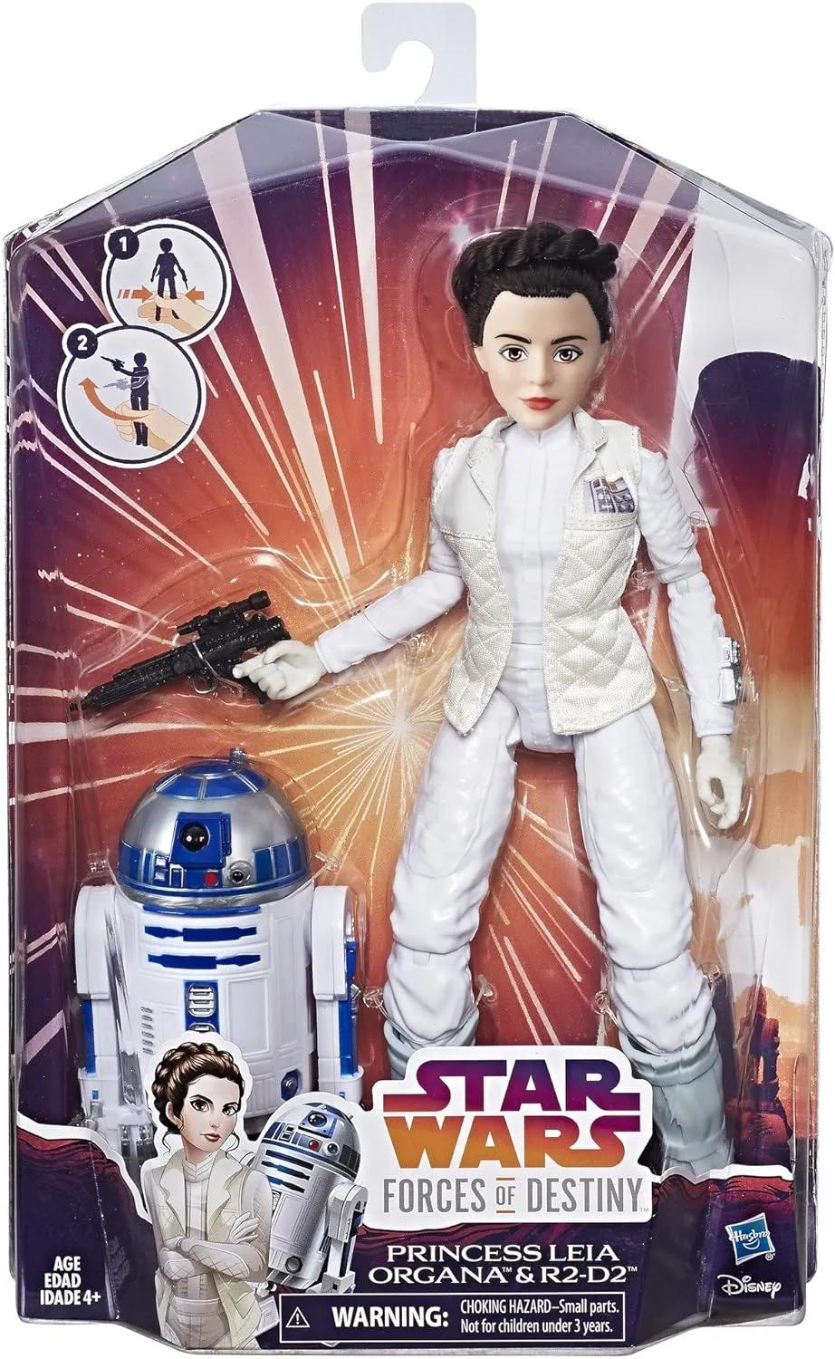Star Wars Forces of Destiny Princess Leia Organa & R2-D2 Adventure Set