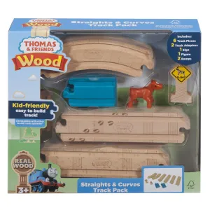 Thomas & Friends Wood Straights & Curves Track Pack