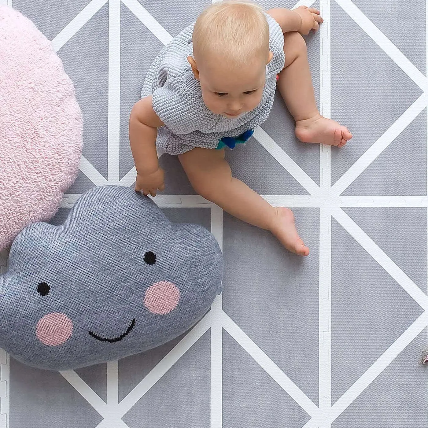 Toddlekind Premium Foam Playmats | Nordic - Pebble