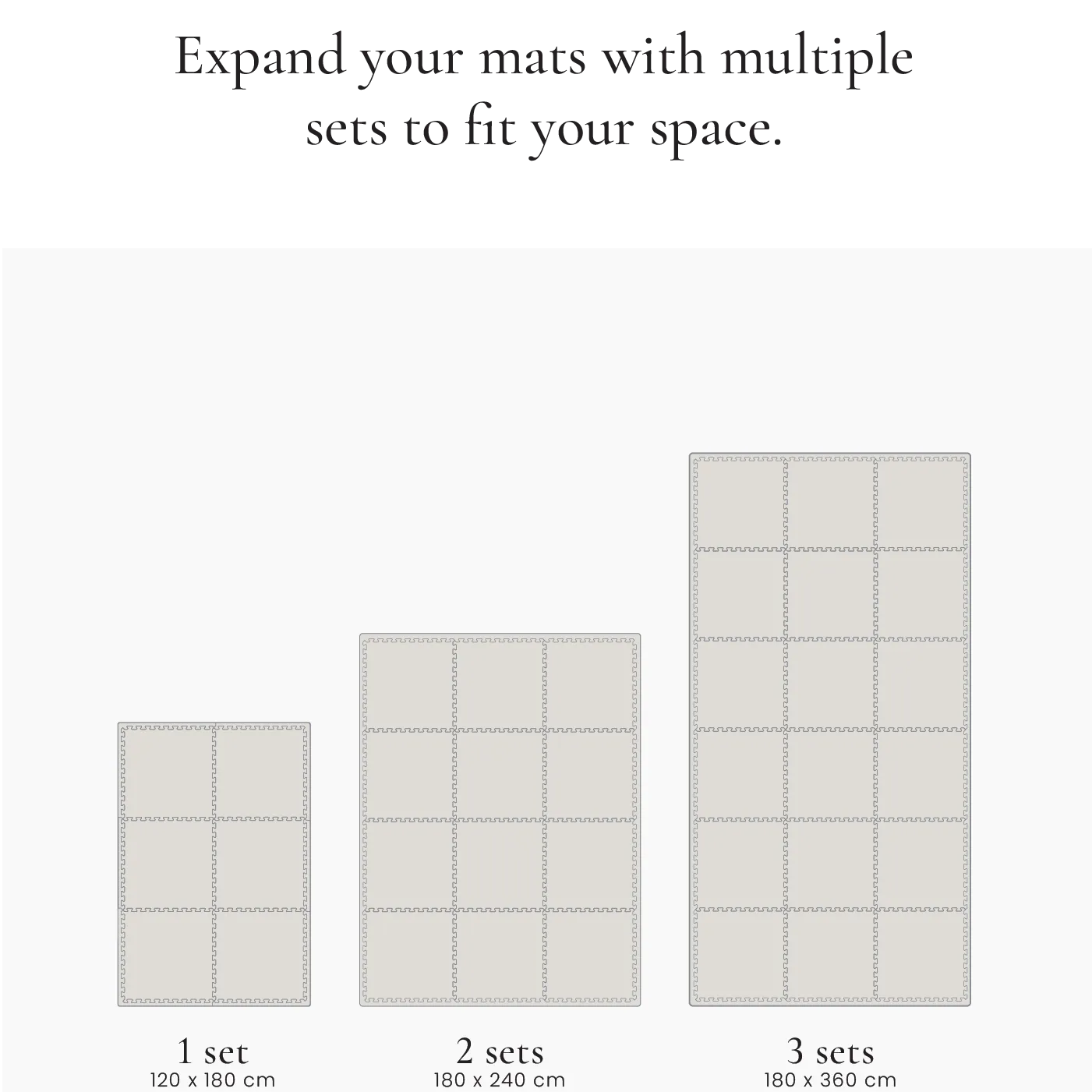 Toddlekind Premium Foam Playmats | Nordic - Pebble