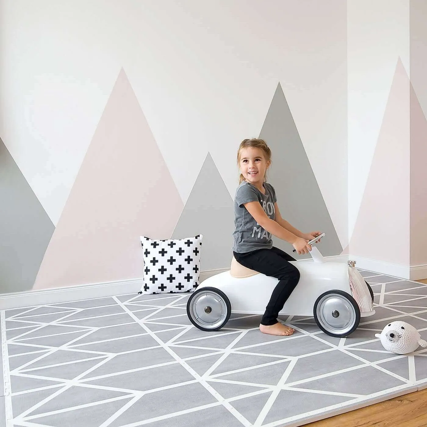 Toddlekind Premium Foam Playmats | Nordic - Pebble