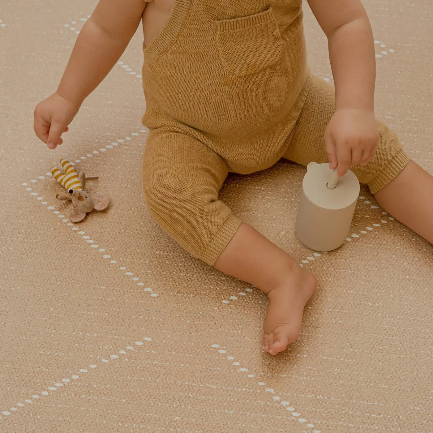 Toddlekind Premium Foam Playmats | Tulum - Sandstone