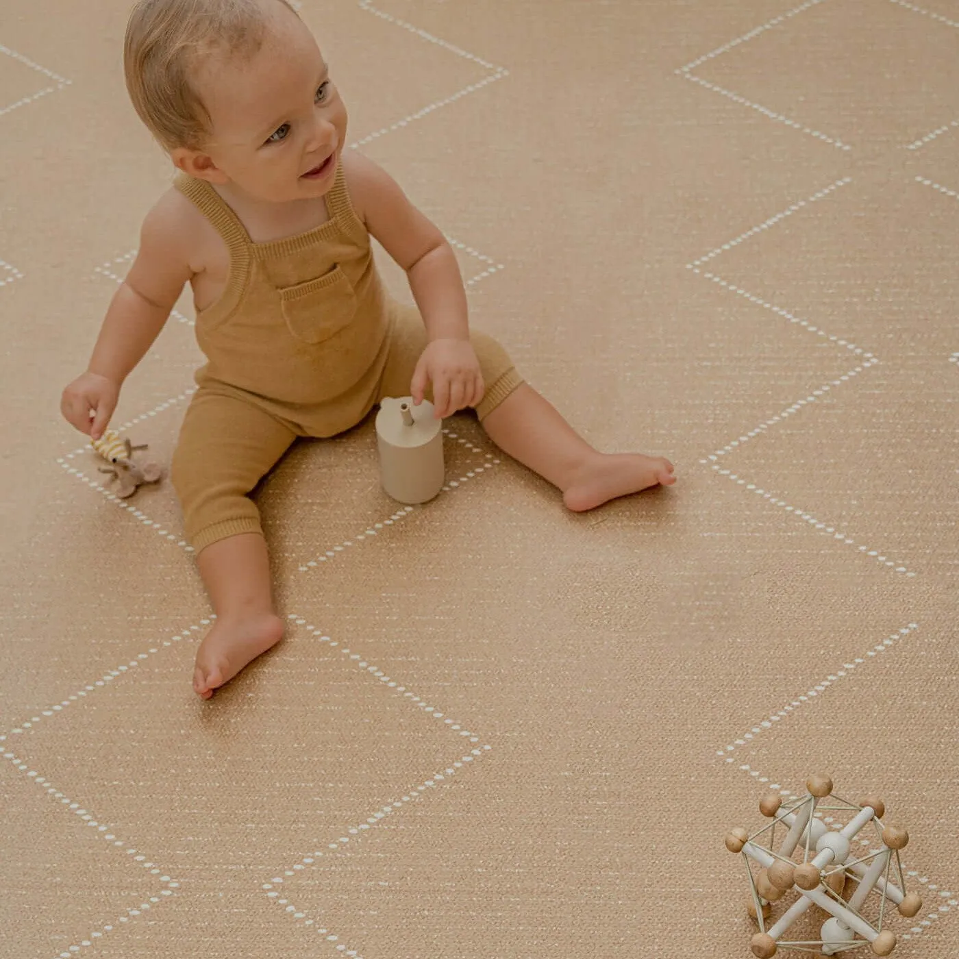 Toddlekind Premium Foam Playmats | Tulum - Sandstone