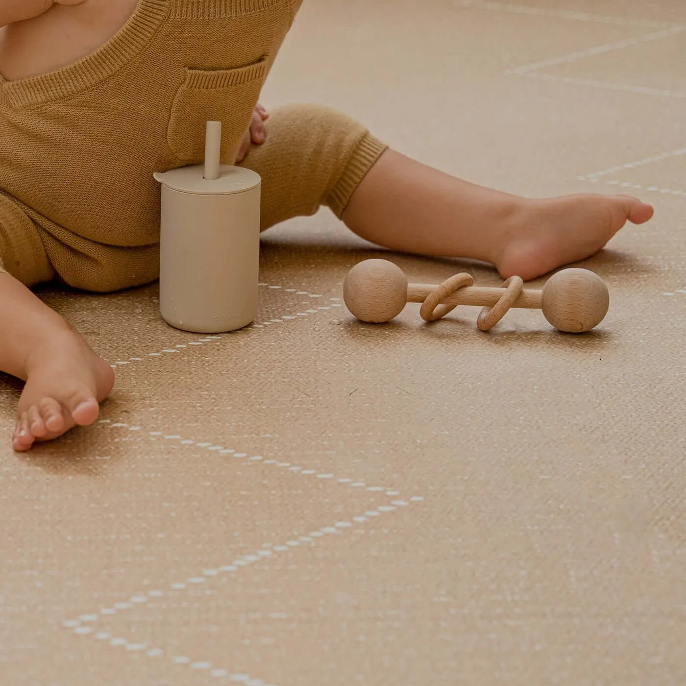 Toddlekind Premium Foam Playmats | Tulum - Sandstone