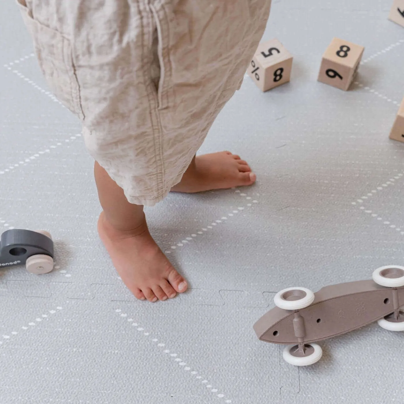 Toddlekind Premium Foam Playmats | Tulum - Stone