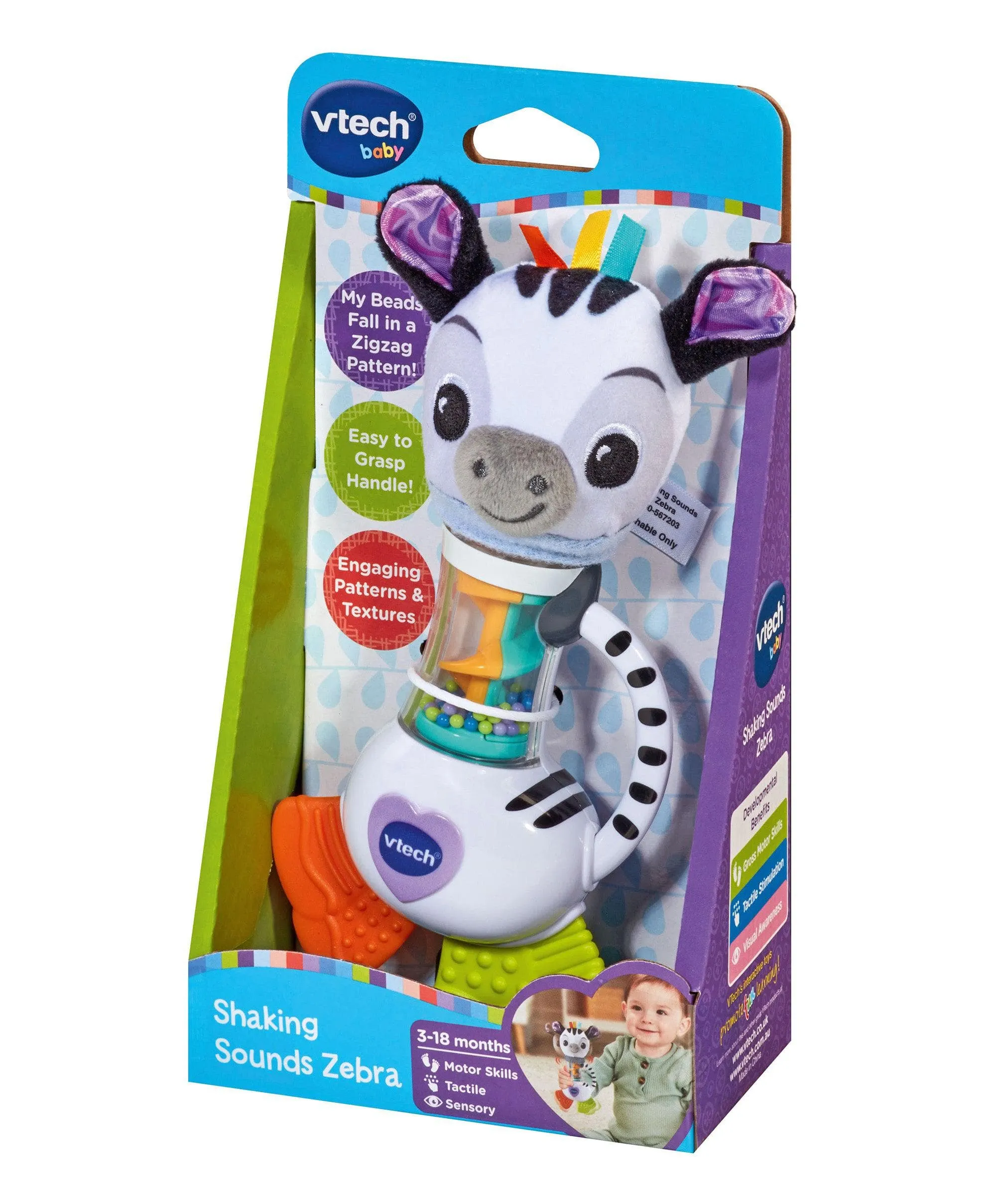 VTech Shaking Sounds Zebra Toy